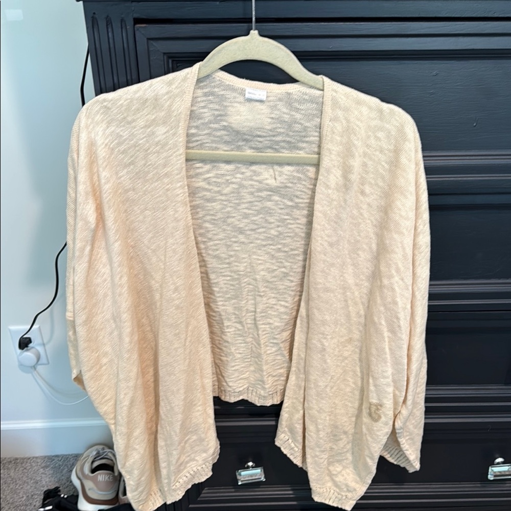 3/$8 Cream Open-Front Women's Shaw